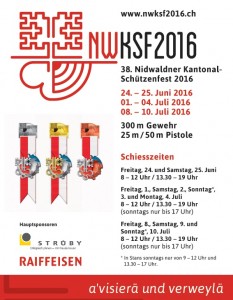 Nidwaldner Kantonalschützenfest 2016